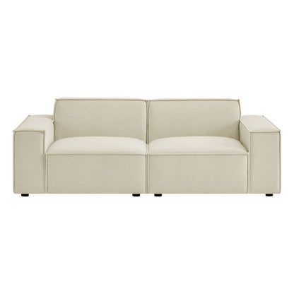 Restore 2-Piece Performance Fabric Upholstered Modular Loveseat