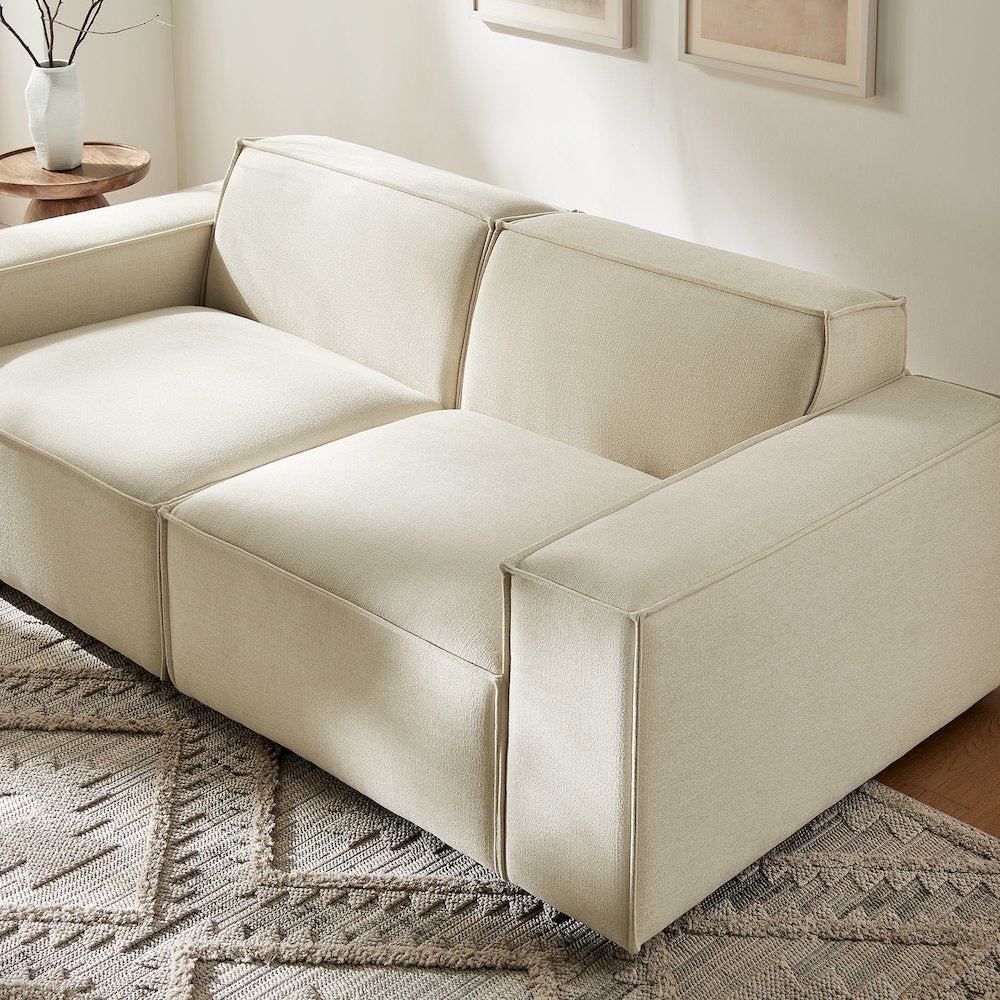 Restore 2-Piece Performance Fabric Upholstered Modular Loveseat