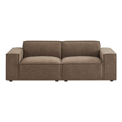 Restore 2-Piece Performance Fabric Upholstered Modular Loveseat