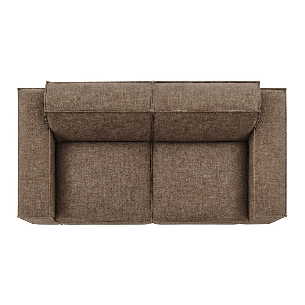 Restore 2-Piece Performance Fabric Upholstered Modular Loveseat