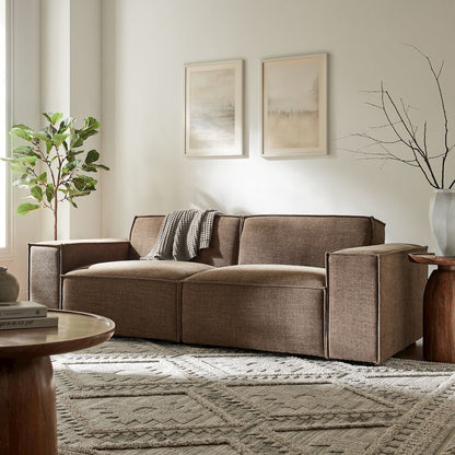 Restore 2-Piece Performance Fabric Upholstered Modular Loveseat