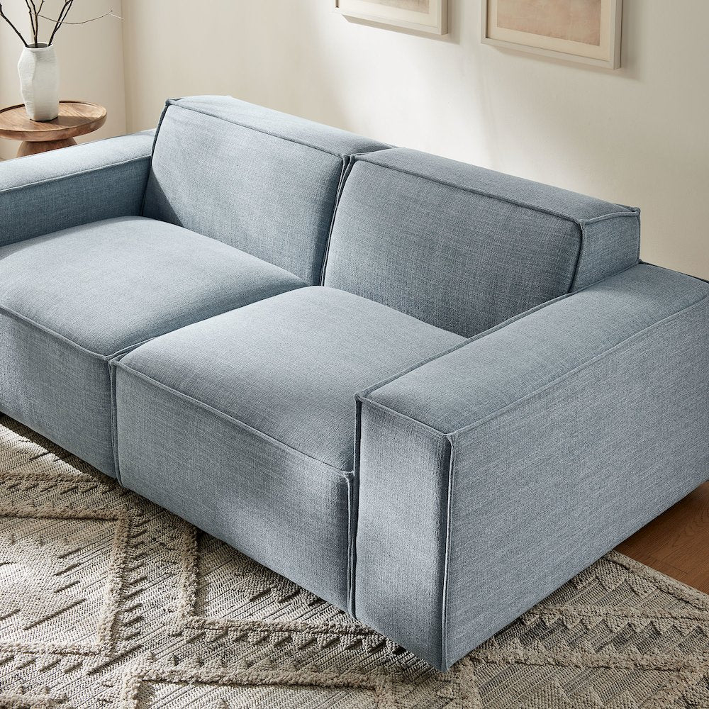 Restore 2-Piece Performance Fabric Upholstered Modular Loveseat