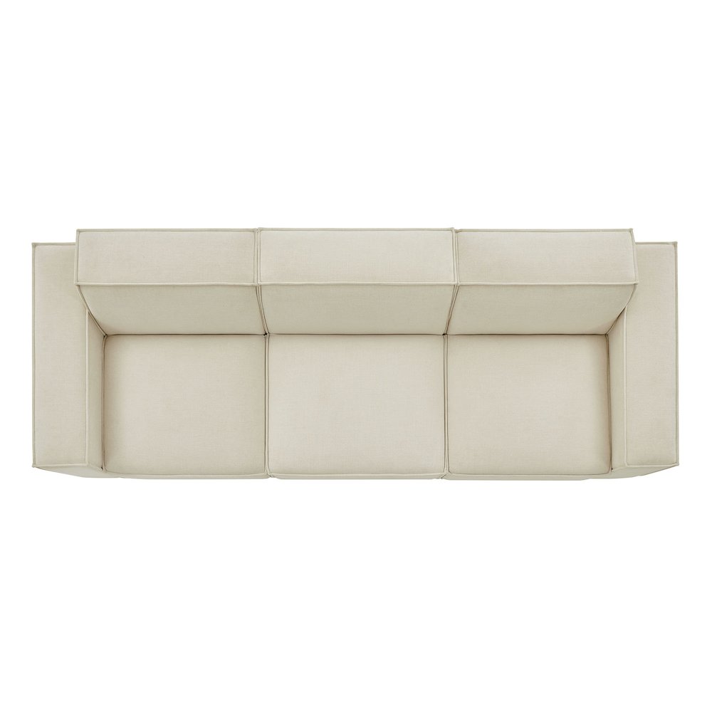 Restore 3-Piece Performance Fabric Upholstered Modular Sofa Set