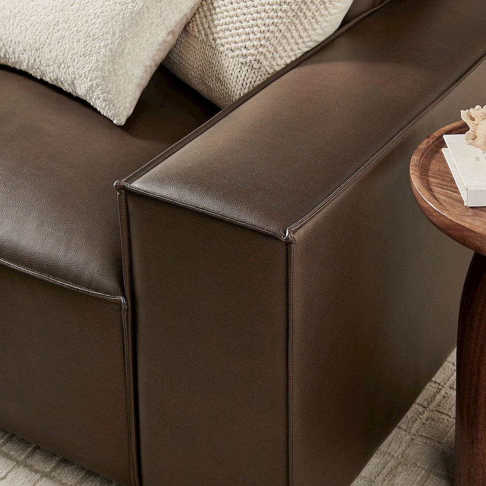 Restore 3-Piece Vegan Leather Modular Sofa Set