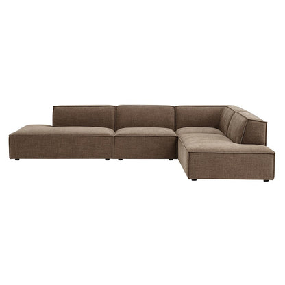 Restore 4-Piece Performance Fabric Modular L-Shaped Armless Sect. Sofa