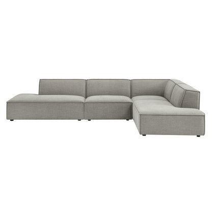 Restore 4-Piece Performance Fabric Modular L-Shaped Armless Sect. Sofa