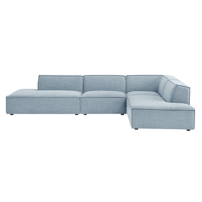 Restore 4-Piece Performance Fabric Modular L-Shaped Armless Sect. Sofa