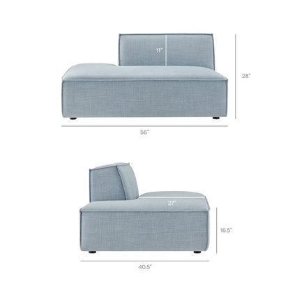 Restore 6-Piece Performance Fabric Upholstered U-Shaped Sectional Sofa