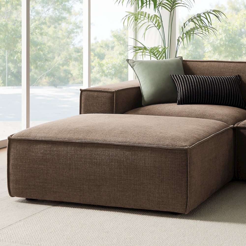 Restore 6-Piece Performance Fabric Upholstered Modular Sectional Sofa