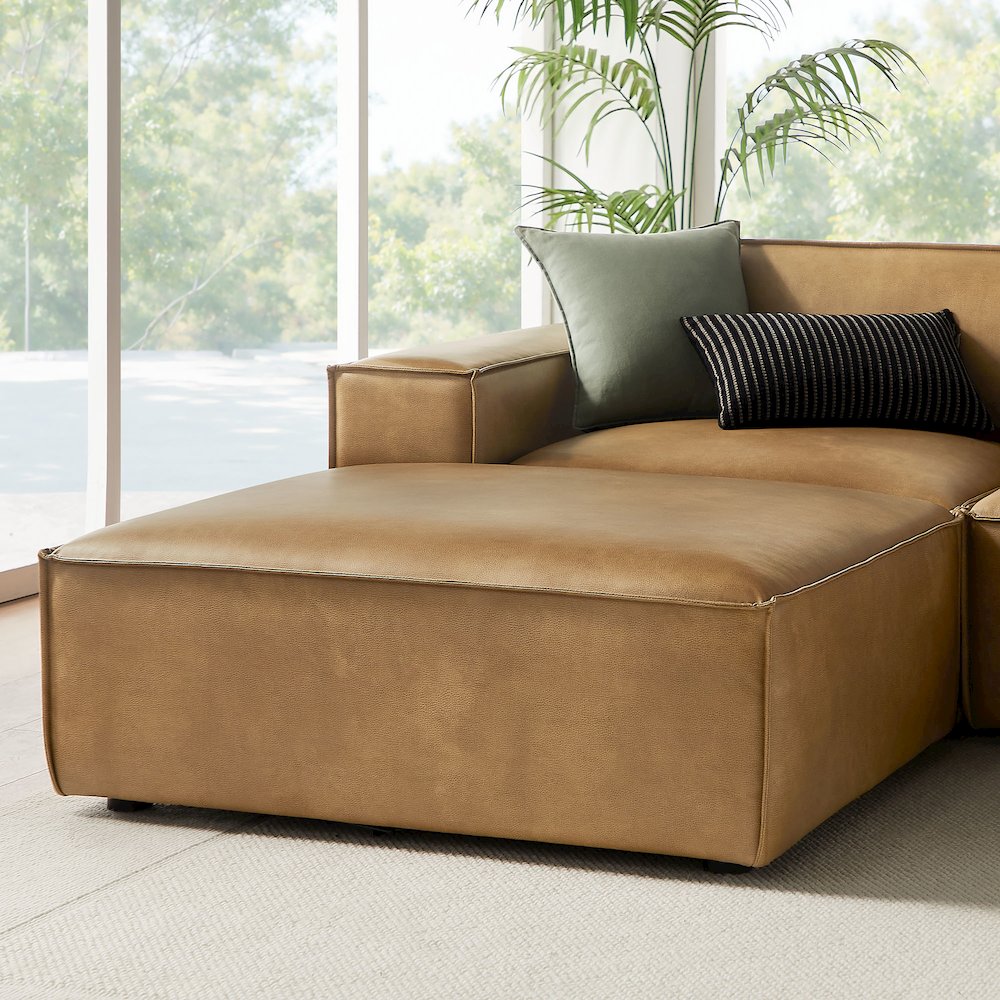 Restore 6-Piece Vegan Leather Modular Sectional Sofa