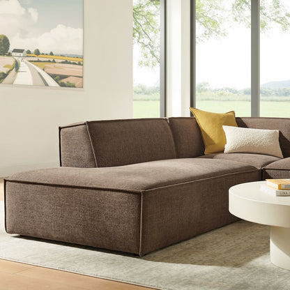 Restore 3-Piece Performance Fabric Upholstered Modular L-Shaped Sectional Sofa