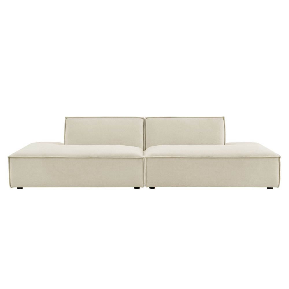 Restore 2-Piece Performance Fabric Upholstered Modular Loveseat