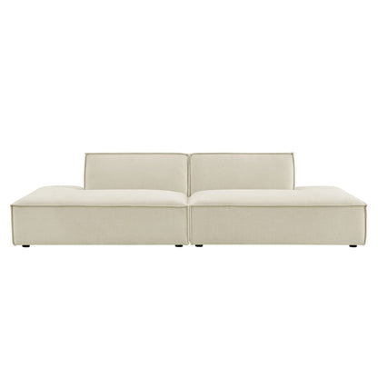 Restore 2-Piece Performance Fabric Upholstered Modular Loveseat