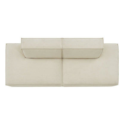 Restore 2-Piece Performance Fabric Upholstered Modular Loveseat