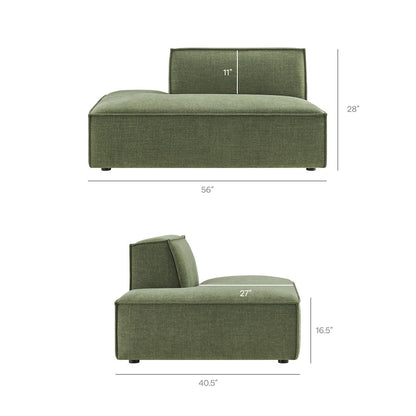 Restore 2-Piece Performance Fabric Upholstered Modular Loveseat