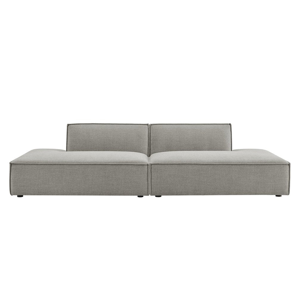 Restore 2-Piece Performance Fabric Upholstered Modular Loveseat