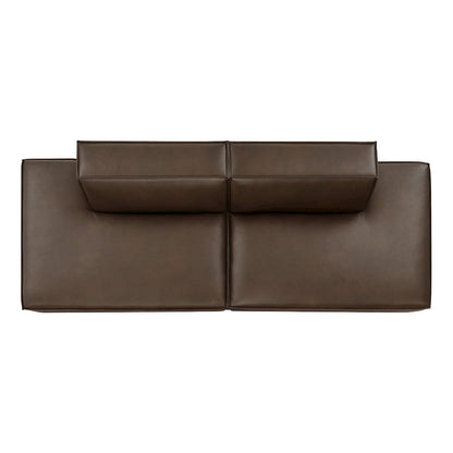 Restore 2-Piece Vegan Leather Modular Loveseat
