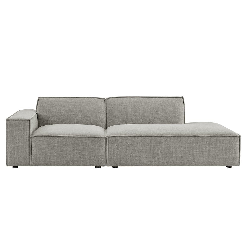 Restore 2-Piece Performance Fabric Upholstered Modular Loveseat
