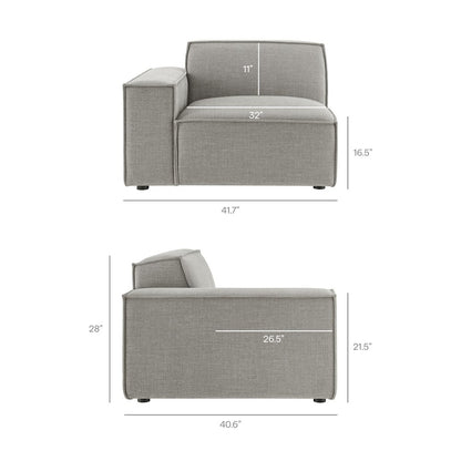 Restore 2-Piece Performance Fabric Upholstered Modular Loveseat