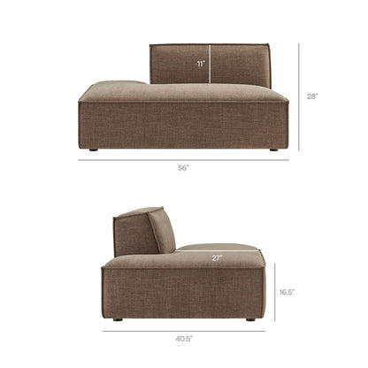 Restore 2-Piece Performance Fabric Upholstered Modular Loveseat