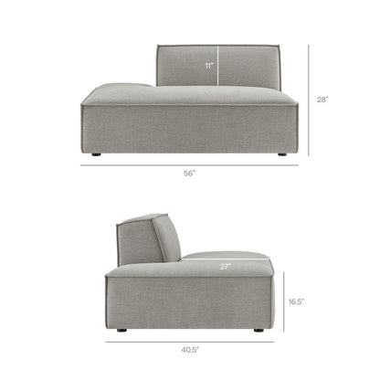 Restore 2-Piece Performance Fabric Upholstered Modular Loveseat