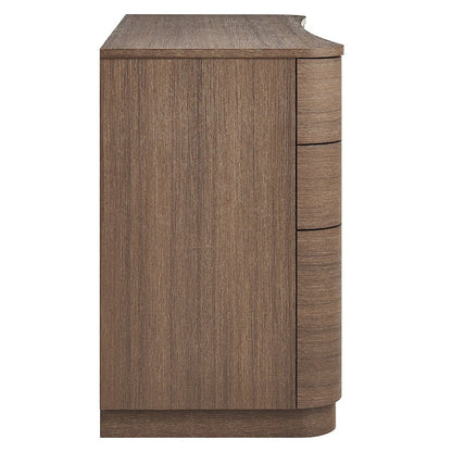 Mirae 55" 6-Drawer Curved Office Desk