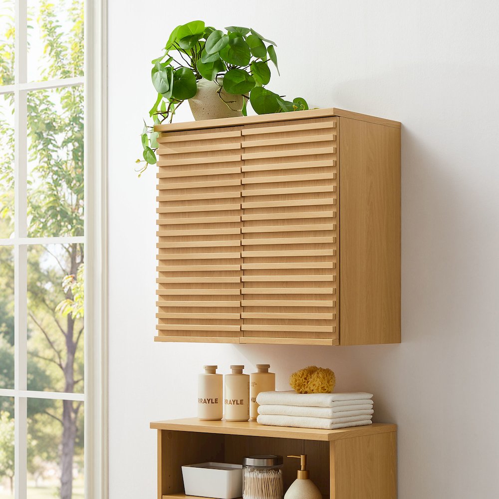 Render Wall Mounted Bathroom Cabinet