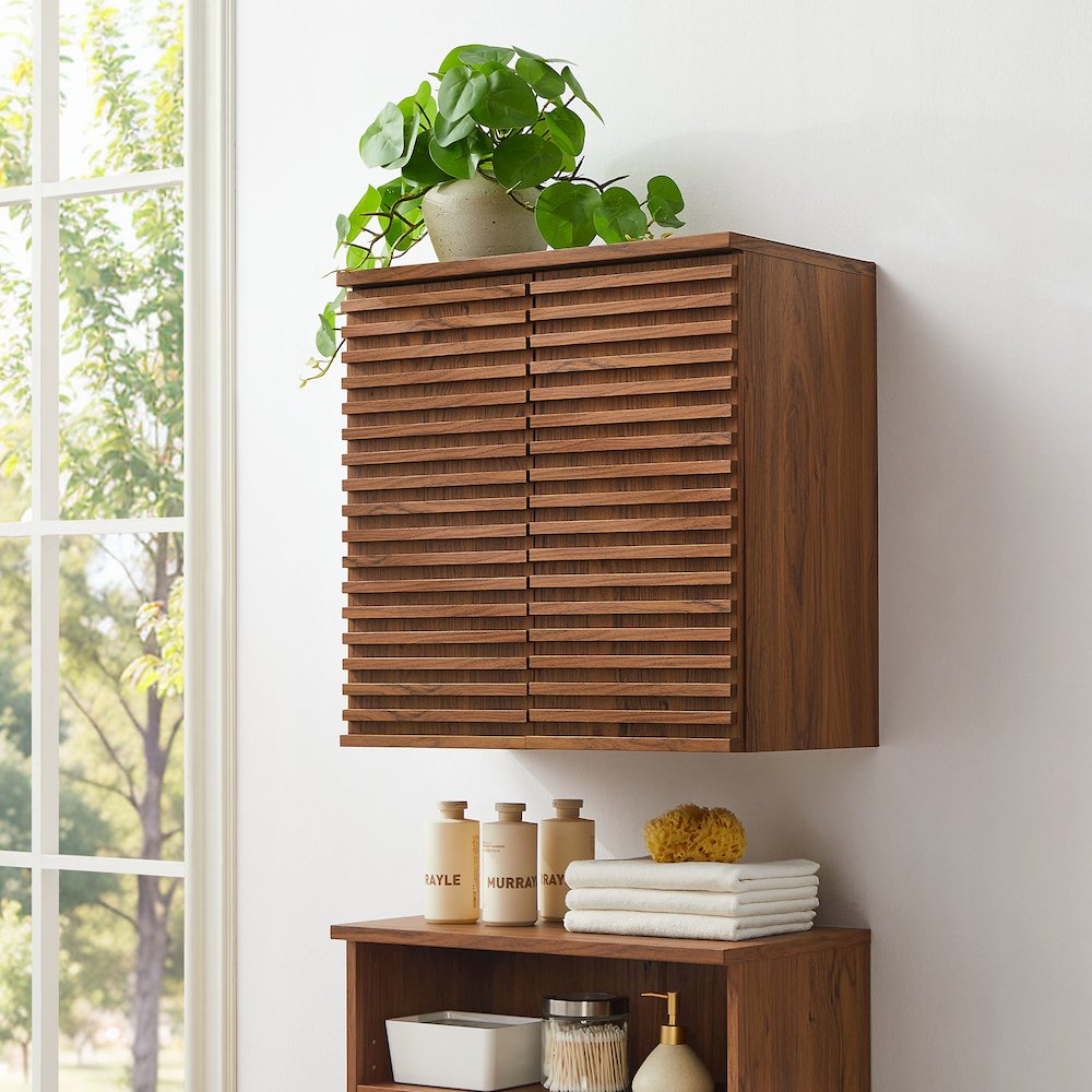 Render Wall Mounted Bathroom Cabinet