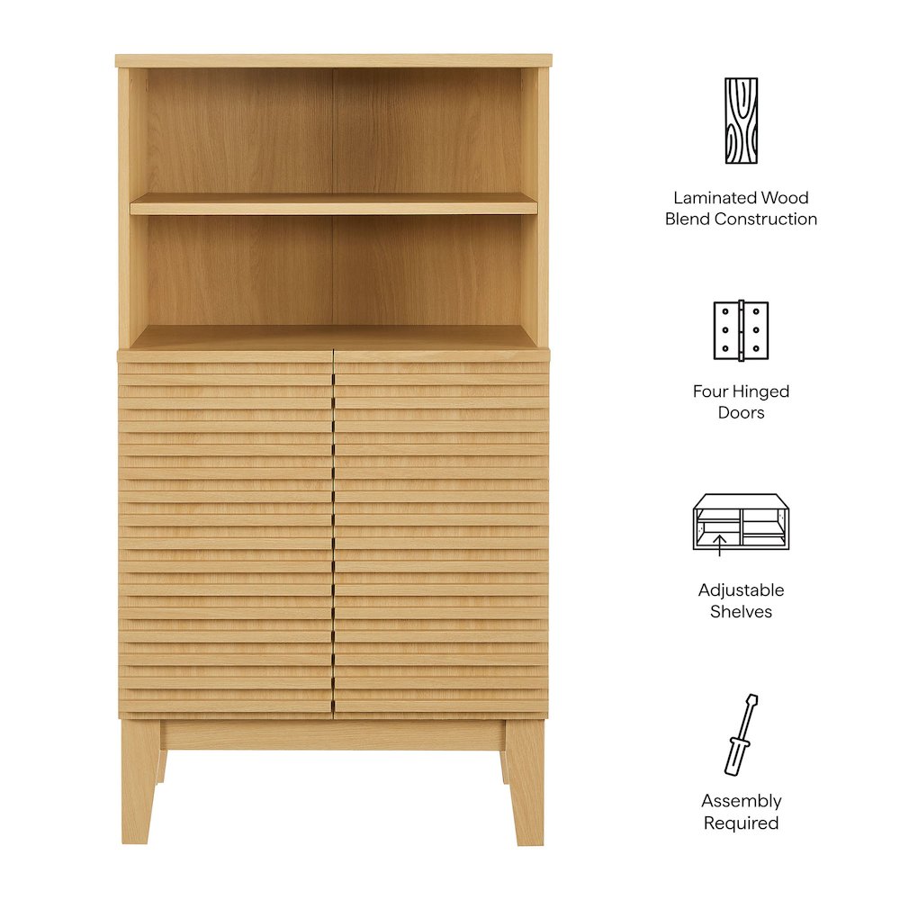 Render Freestanding Bathroom Storage Cabinet