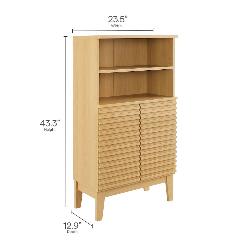 Render Freestanding Bathroom Storage Cabinet