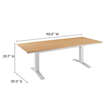 Aeris 7-Piece Outdoor Patio Aluminum Dining Set