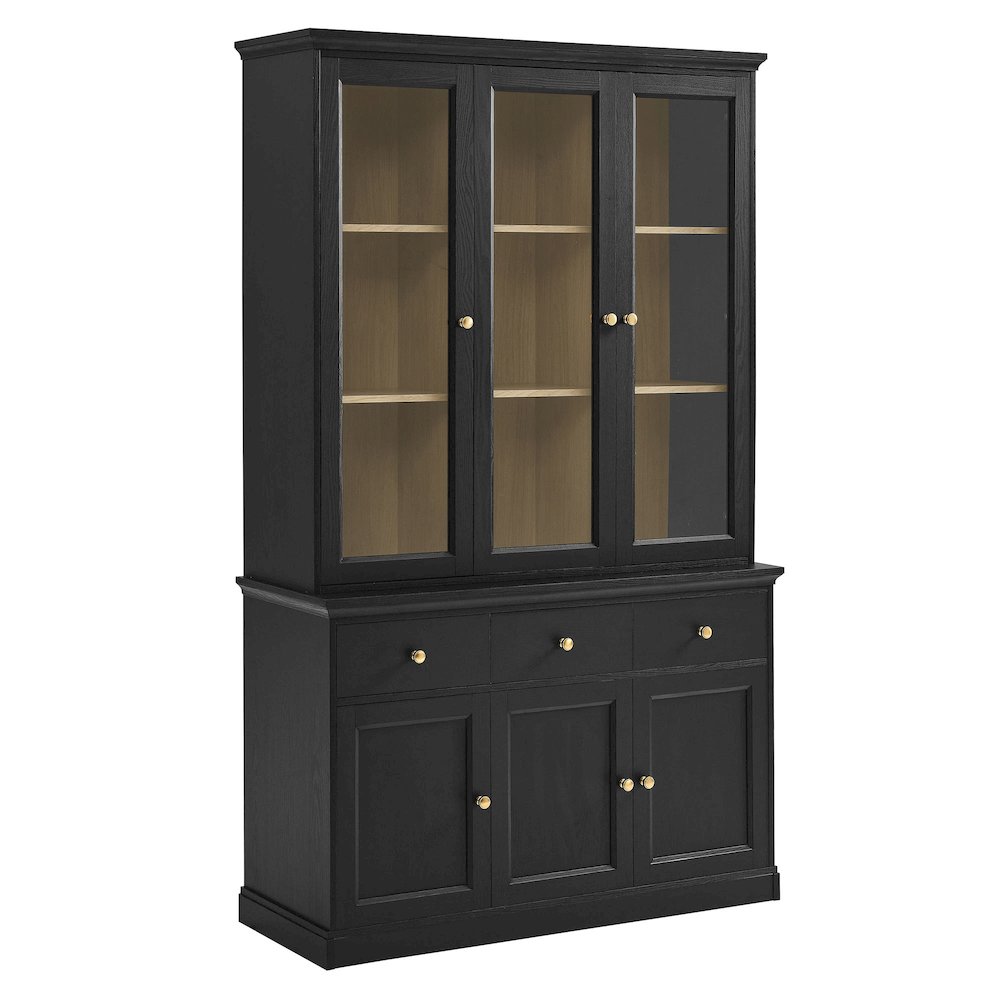 Amara 79 Inch Large Storage Display Cabinet