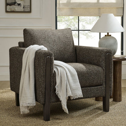 Hawken Boucle Fabric Accent Armchair