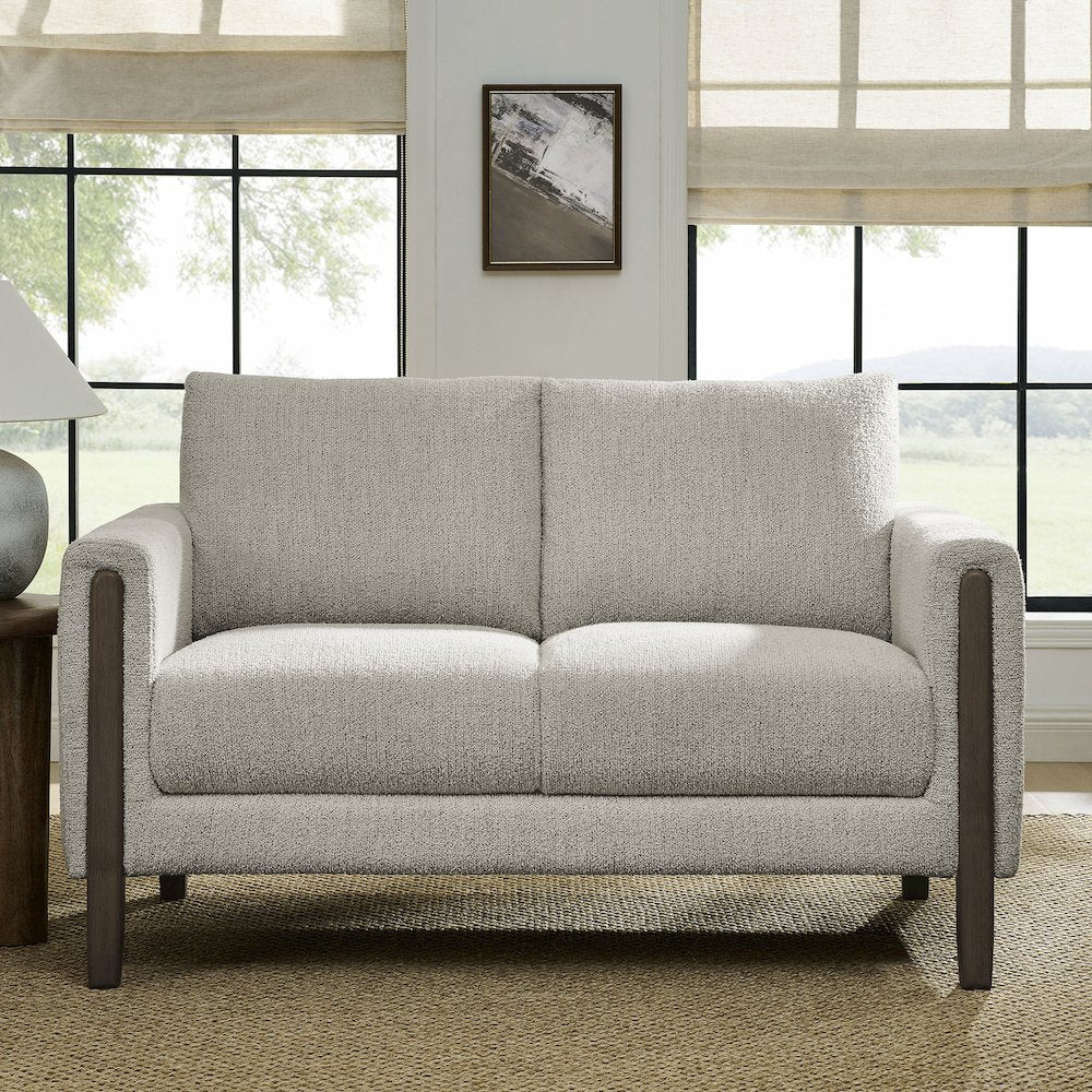 Hawken Boucle Fabric Loveseat