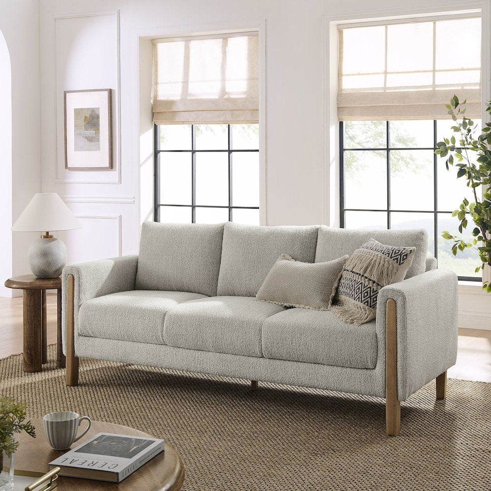 Hawken Boucle Fabric Sofa