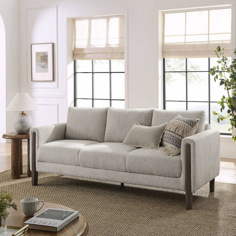 Hawken Boucle Fabric Sofa