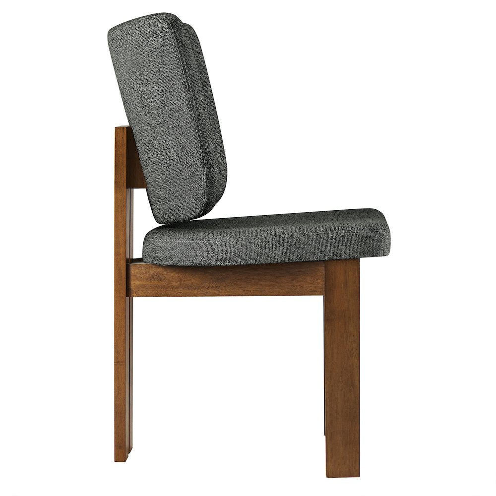 Alba Armless Upholstered Dining Chairs Set Of 2