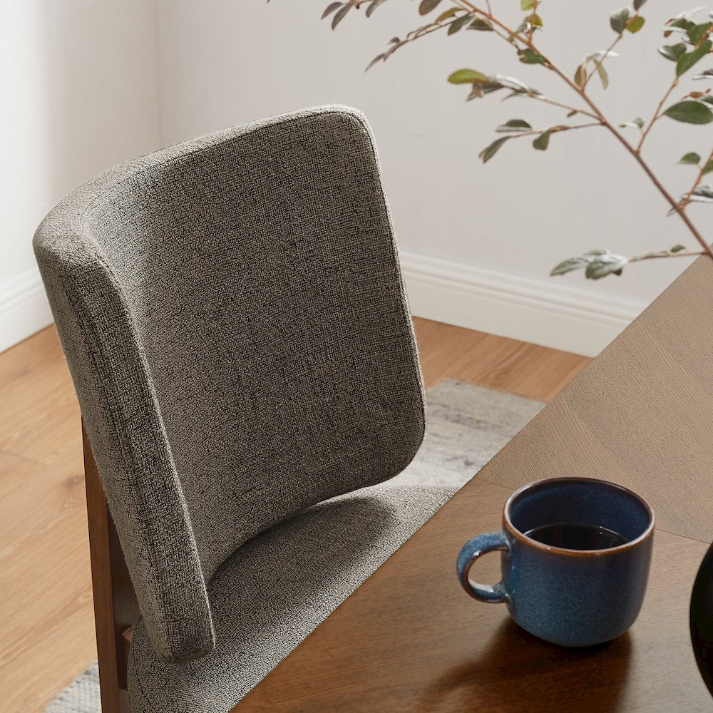 Alba Armless Upholstered Dining Chairs Set Of 2