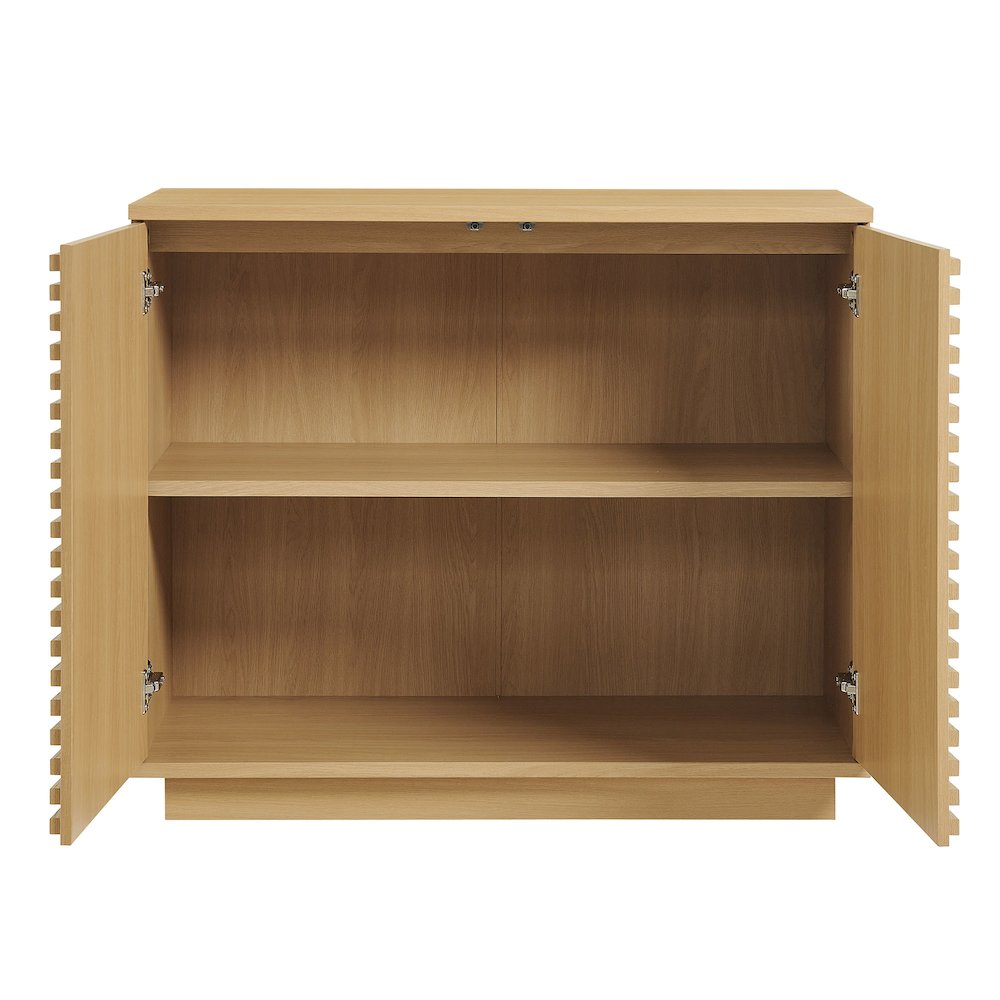 Render 2-Door Fluted Accent Cabinet
