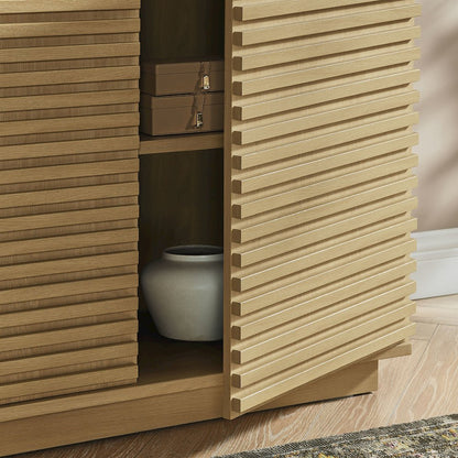 Render 2-Door Fluted Accent Cabinet