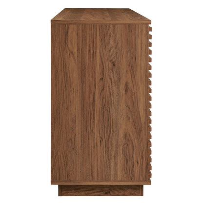 Render 4-Door Fluted Sideboard Cabinet TV Stand