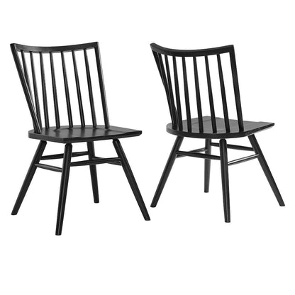 Alvar Spindle Back Dining Side Chairs Set of 2