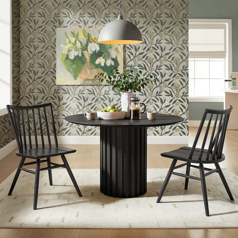 Alvar Spindle Back Dining Side Chairs Set of 2