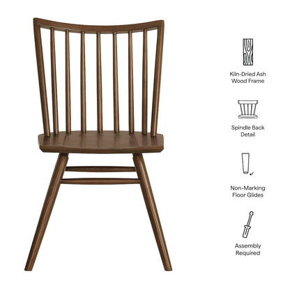 Alvar Spindle Back Dining Side Chairs Set of 2