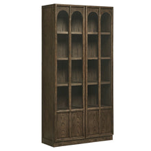 Anwen Solid Wood and Glass Display Cabinet