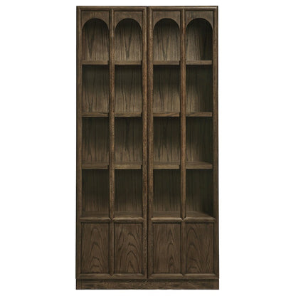 Anwen Solid Wood and Glass Display Cabinet