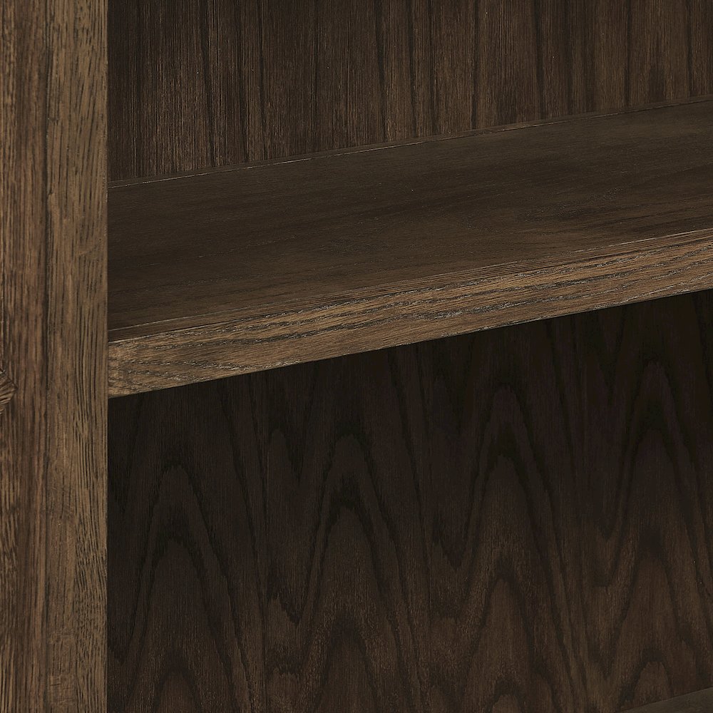 Anwen Solid Wood and Glass Display Cabinet