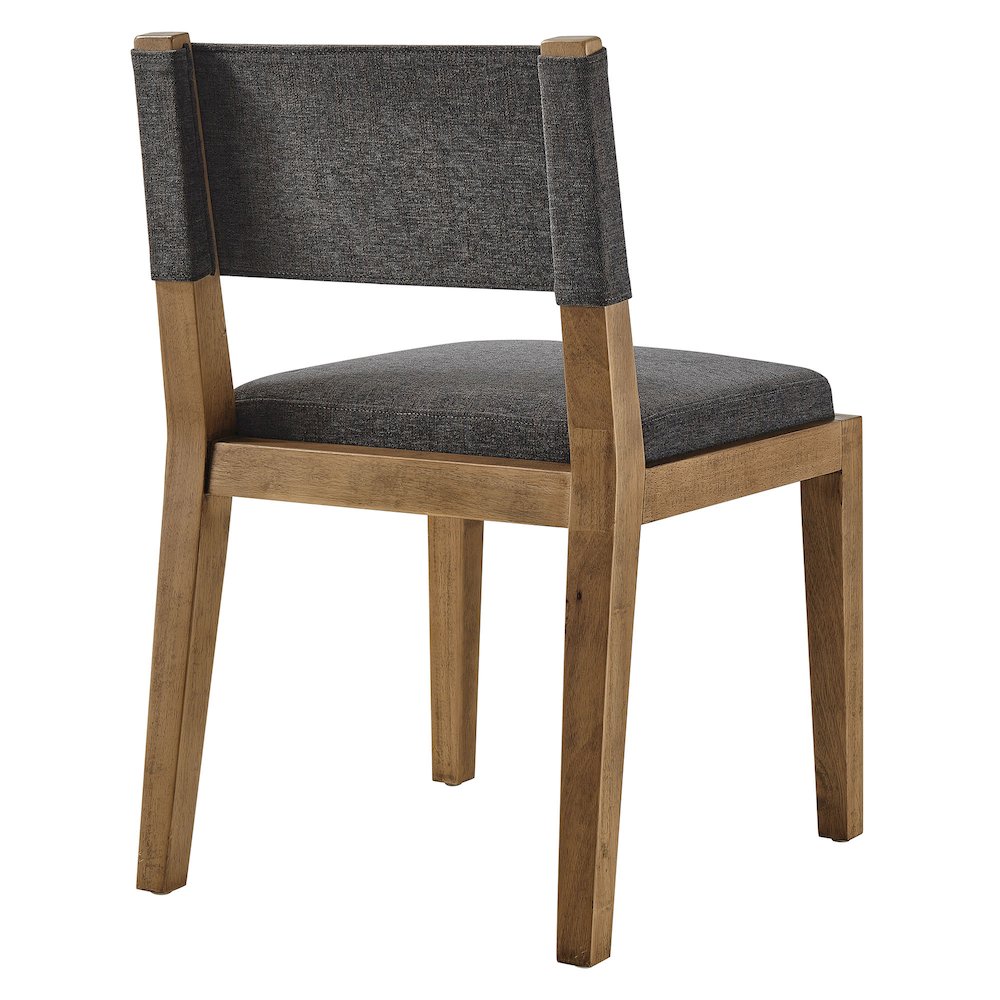 Calder Fabric Upholstered Wood Armless Dining Chair