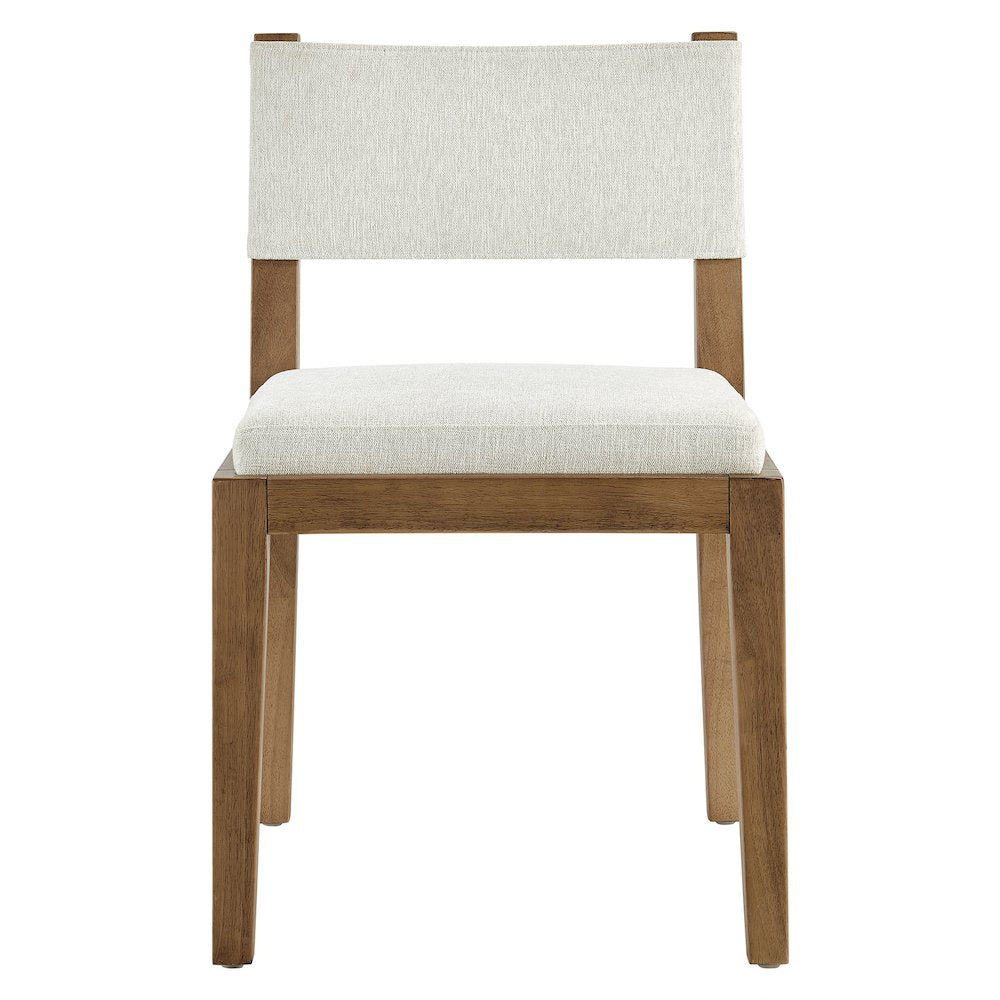 Calder Fabric Upholstered Wood Armless Dining Chair