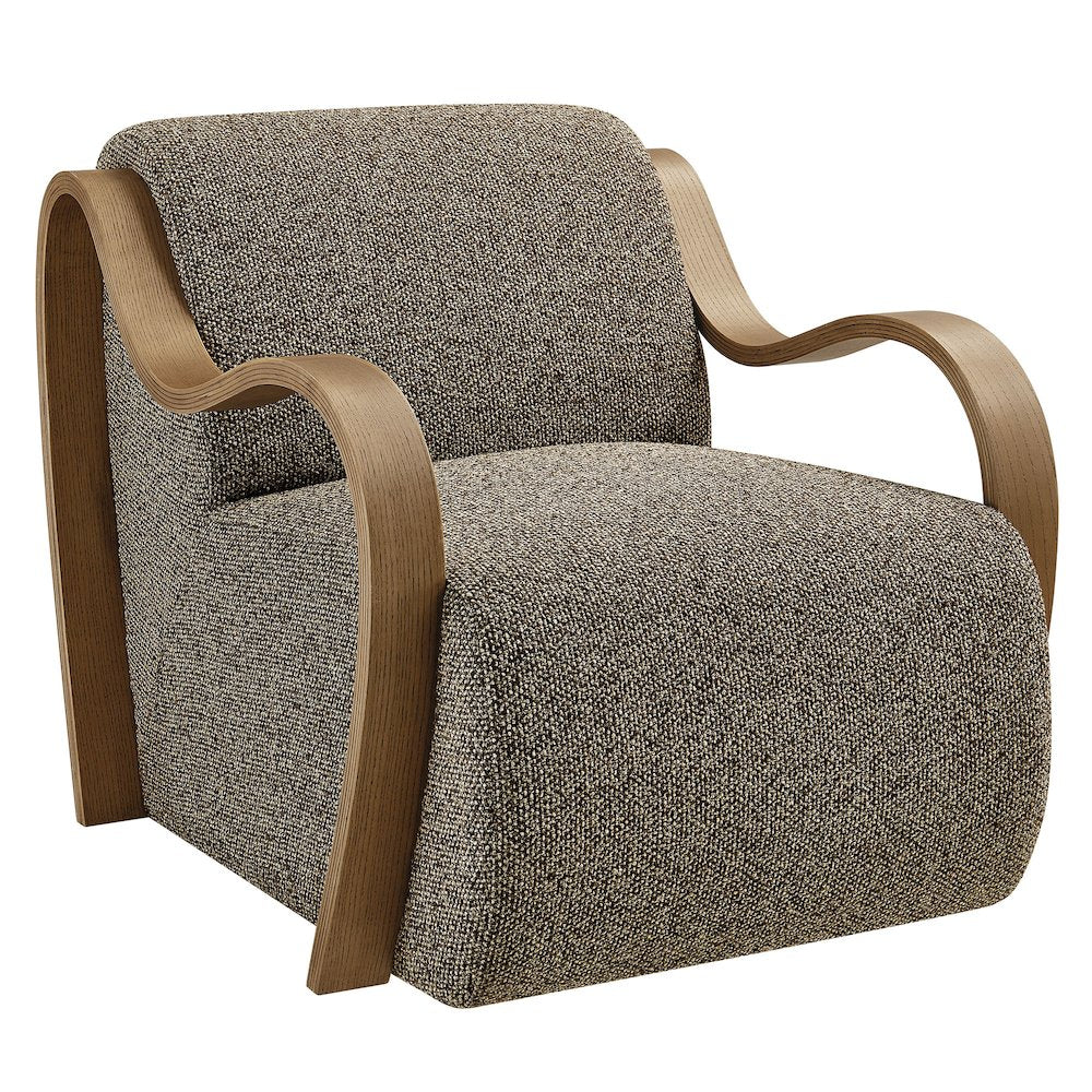 Atrium Lattice Boucle Accent Armchair
